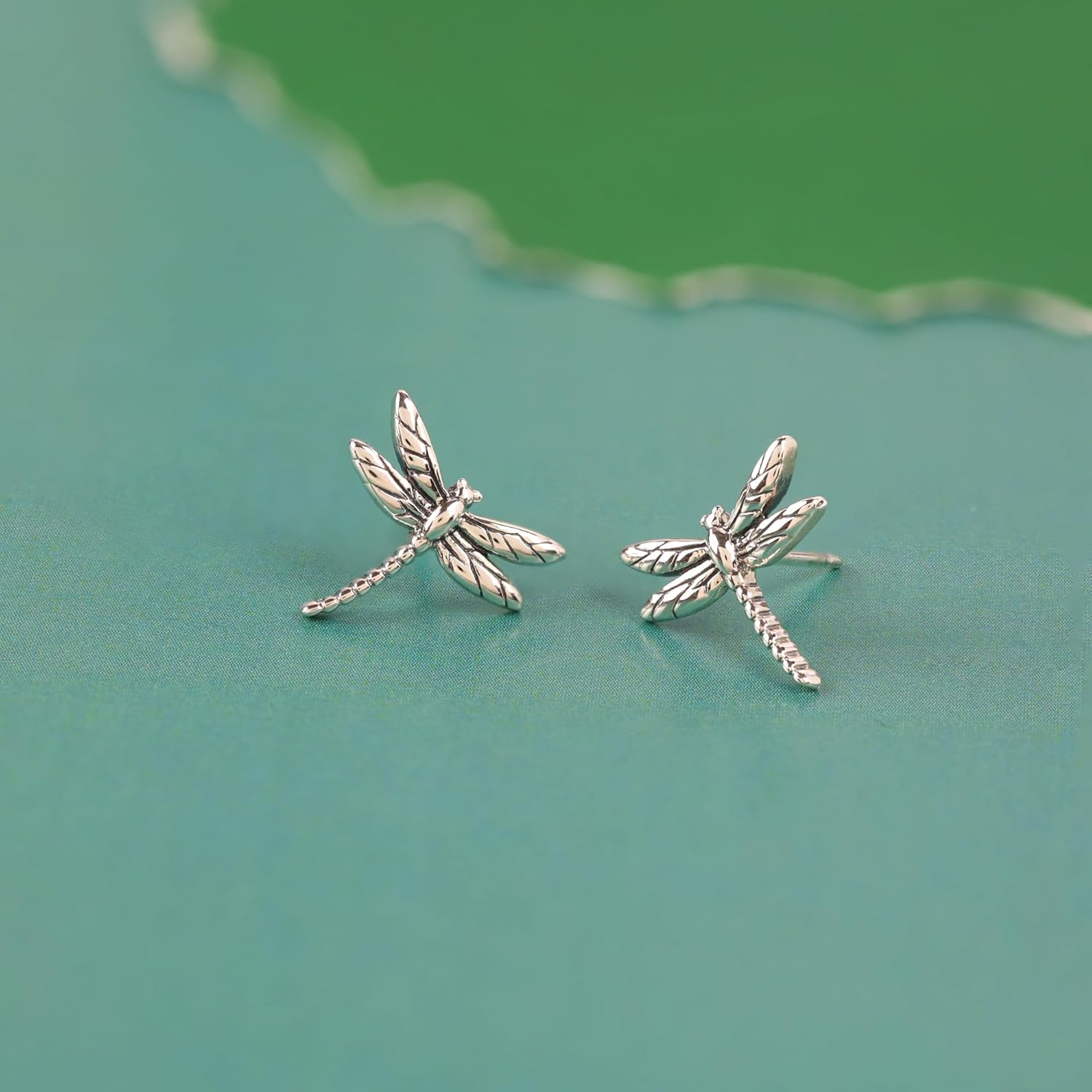 Boma Jewelry Sterling Silver Dragonfly Stud Earrings