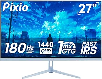 Amazon.com: Pixio PX278 Wave Blue 27 inch 180Hz Refresh Rate QHD