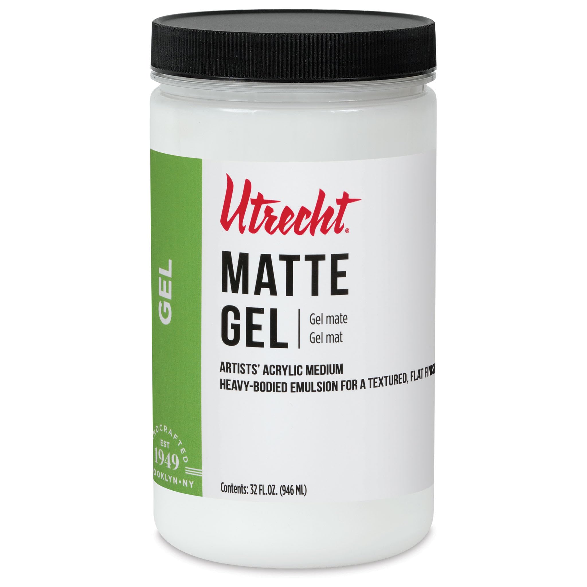 Artists' Acrylic Gel Medium - Gel Matte Medium, Quart