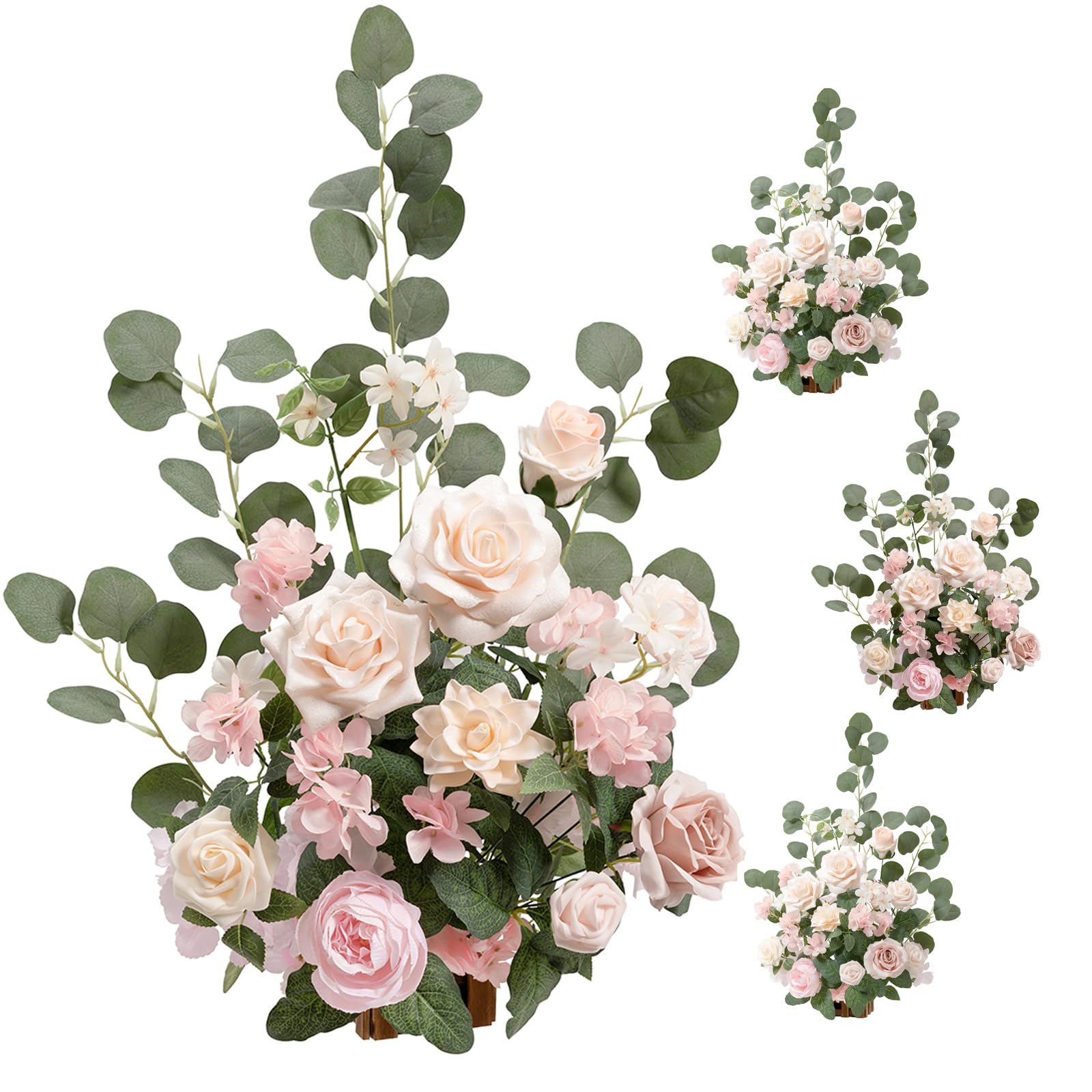 Photo 1 of Ling's moment Artificial Flowers Arrangement (4 pcs)