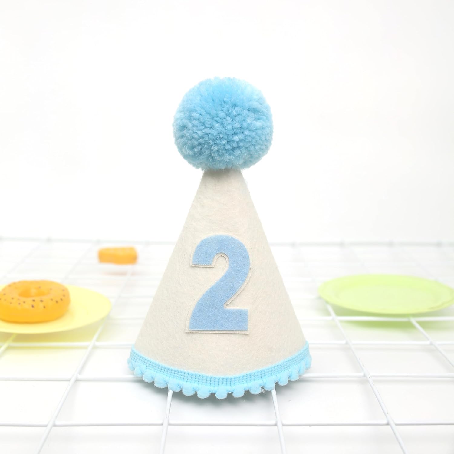 BOOMPA Blue Birthday Hat For Boys - Baby Boy 2nd Birthday Crown,Kids Party Hat,2nd Party Hats For Kids And Adults,Baby Second Hat Party Decorations - Image 6