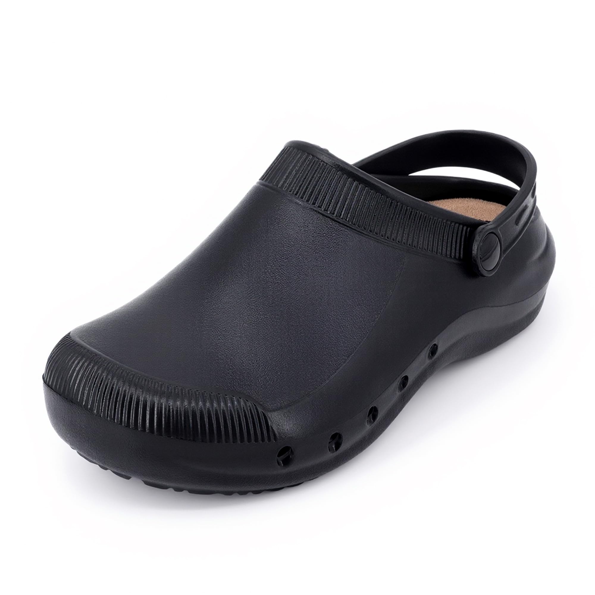 JOMIX Clogs Damen Berufsclogs Eva Arbeitsschuhe rutschfest Leicht für Pflege Krankenhaus Küche Garten Medizinische Pantoletten mit 3.8cm Absatz
