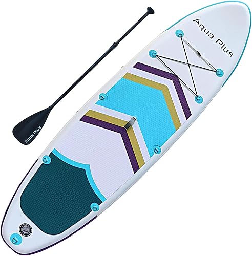 Miniatura 9 de SUP inflable de 6 pulgadas de grosor para todos los niveles de habilidad, tabla de remo de pie, remo, bomba, mochila de viaje ISUP, correa, correa