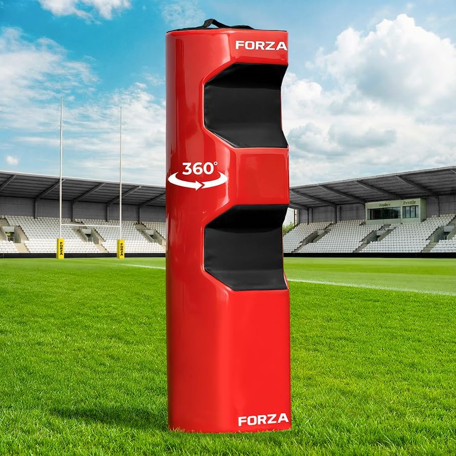 FORZA 360 Hit Rugby Tackle Bag - Rugby Tackle Pad & Contact Shield for Safer Training, Closed Cell Foam, Weatherproof PVC, Multiple Sizes & Colors