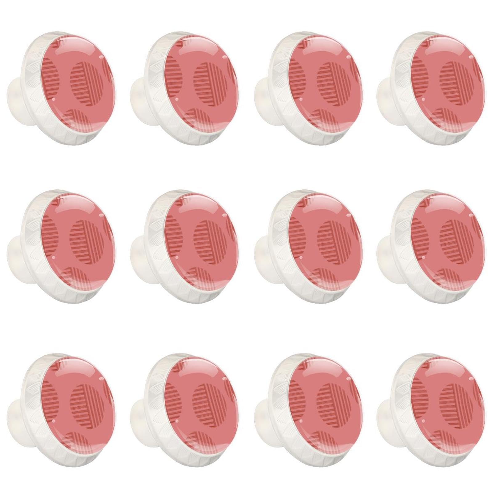 Boutons de tiroir en verre cristal transparent Circle tendance pour chambre