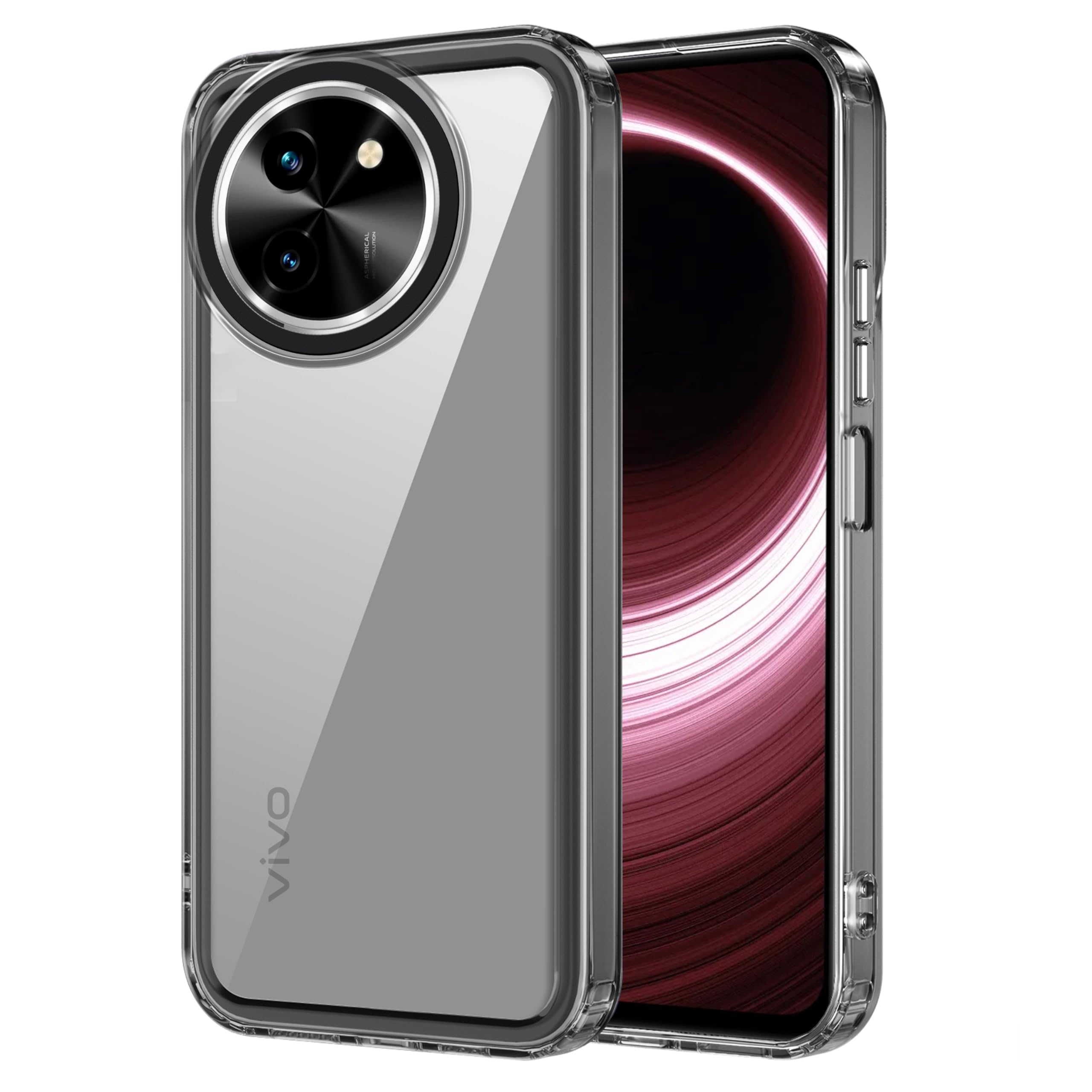 Zapcase Back Case Cover for Vivo T3x 5G | Compatible for Vivo T3x 5G Back Case Cover | Case Cover with Camera Protection | (TPU + PC | Translucent Black) (B0D2NPQ4JQ) Amazon Price History, Amazon Price Tracker