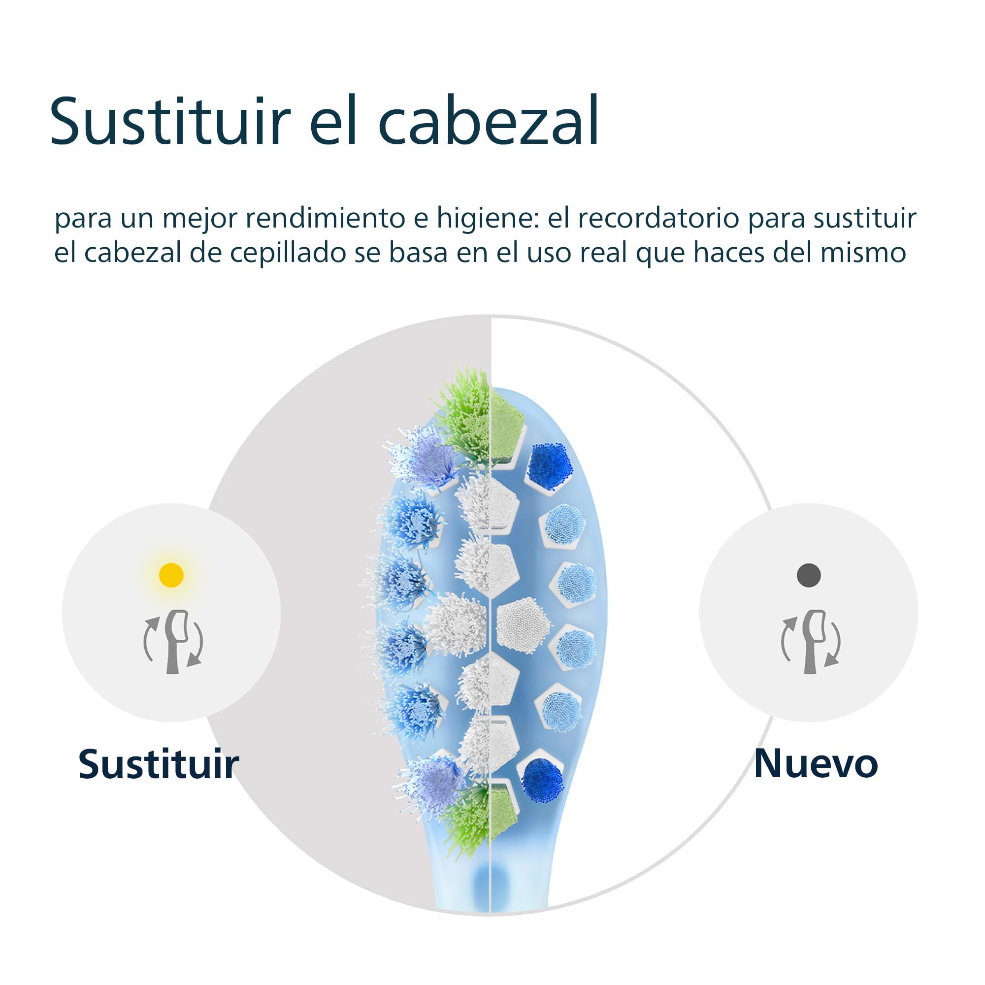 Philips Sonicare C3 Premium Plaque Defence, cabezales de cepillo dental de repuesto originales, blanco, paquete de 4, HX9044/87