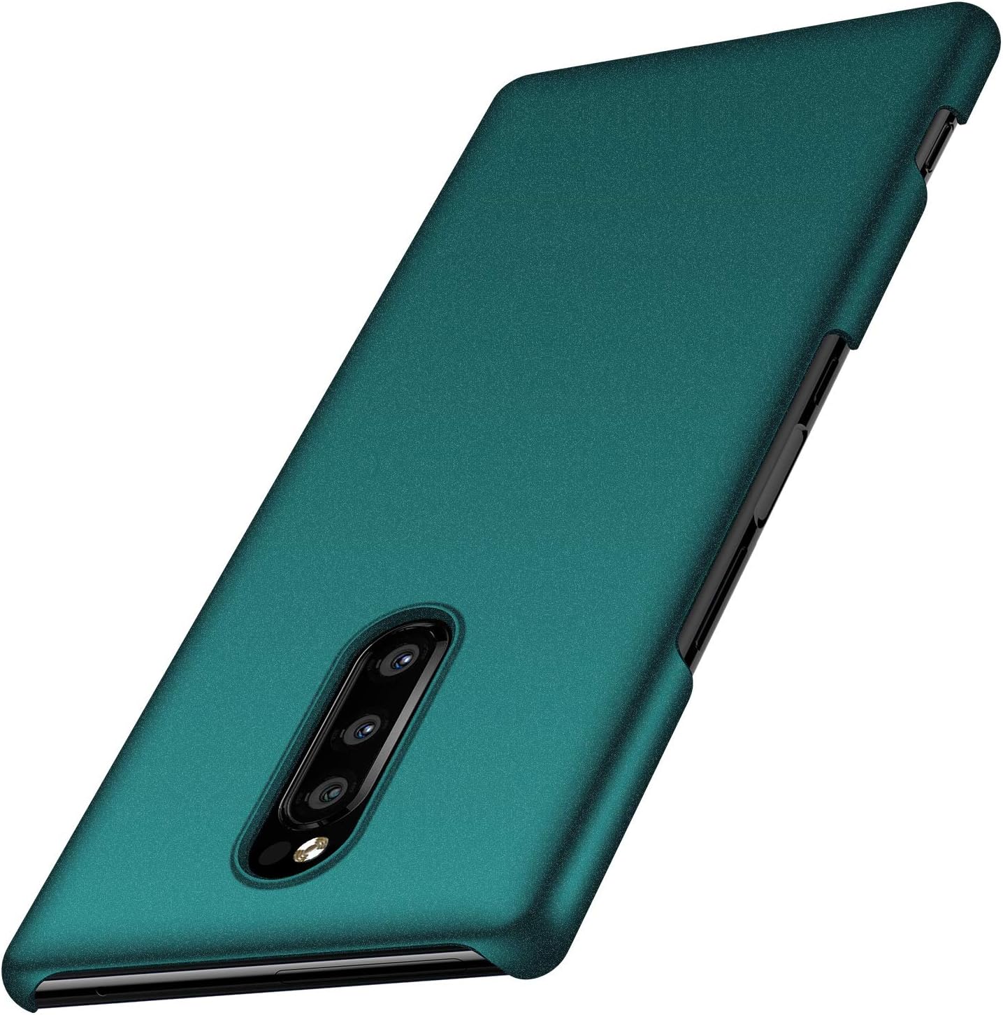 Banzn Case for Sony Xperia 1, Ultra-Thin Premium Material Slim Full Protection Cover for Sony Xperia 1 2019 (Gravel Green)
