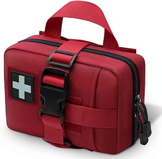 Upgrade Molle Rip Away Ifak Pouch, Tactical Small Belt First Aid Pouch Medical Utility EMT Pouch Only