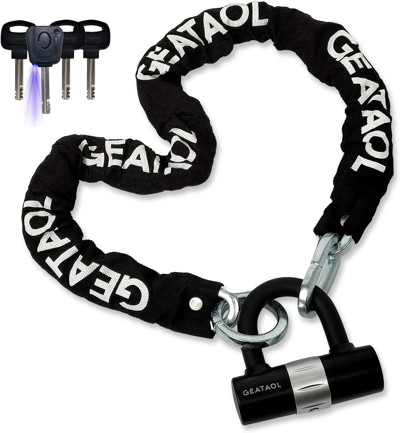 Security Motorcycle Lock Anti Theft Bike Chain Locks 120cm