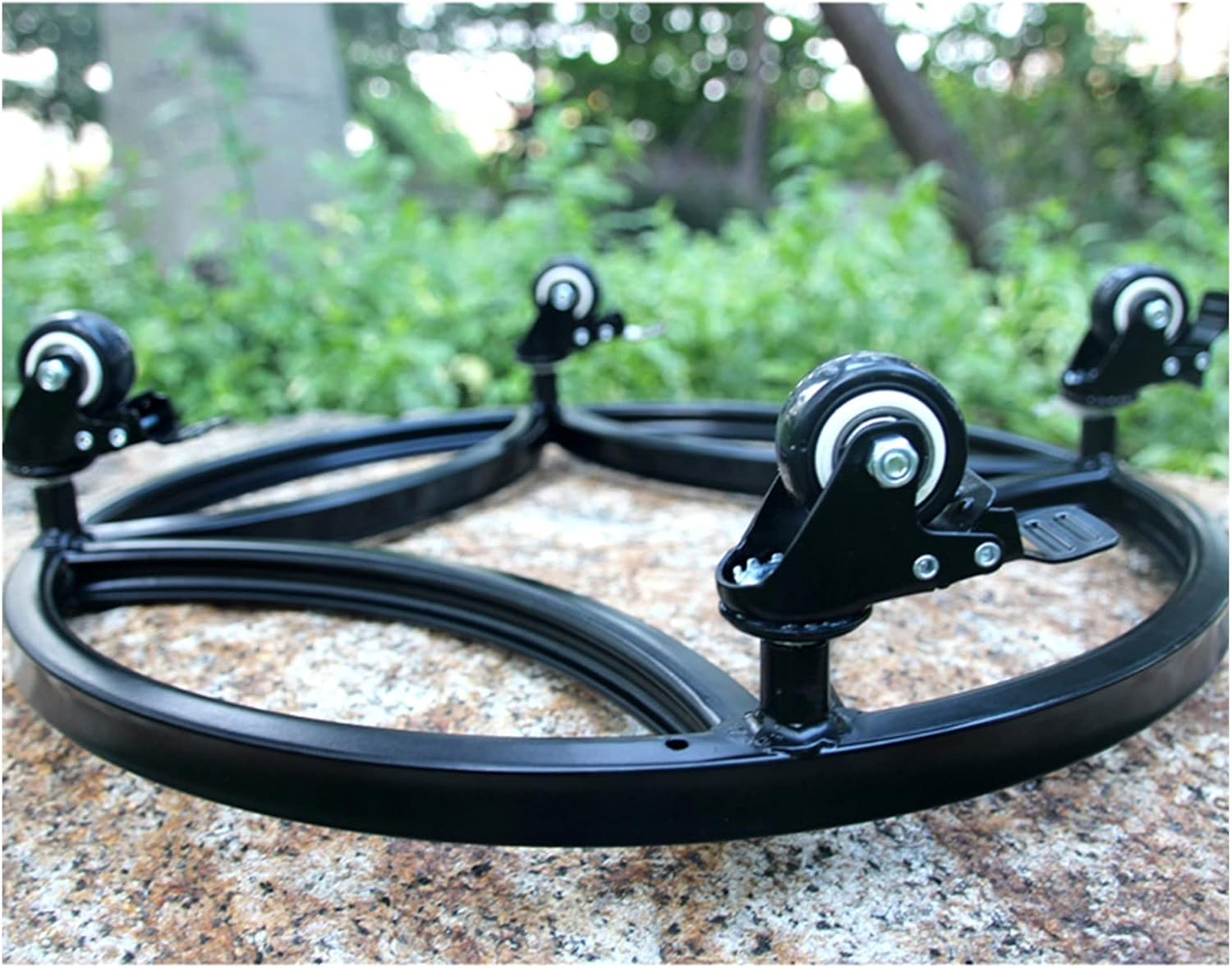 Plant Pallet Caddy Planter Pot Mover Plant Pot Pallet Dolly Caster Rolling Plant Stand with Universal Wheels Planter Trolley Garden Plant Stand Display Stand (Size : Large) ( )