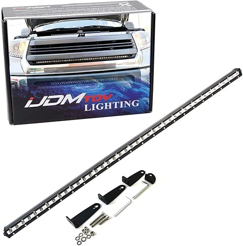 Barra de luz Cree y LED de alta potencia, marca iJDMTOY, con soporte de montaje para defensas escondido e inferior, para Toyota Tundra