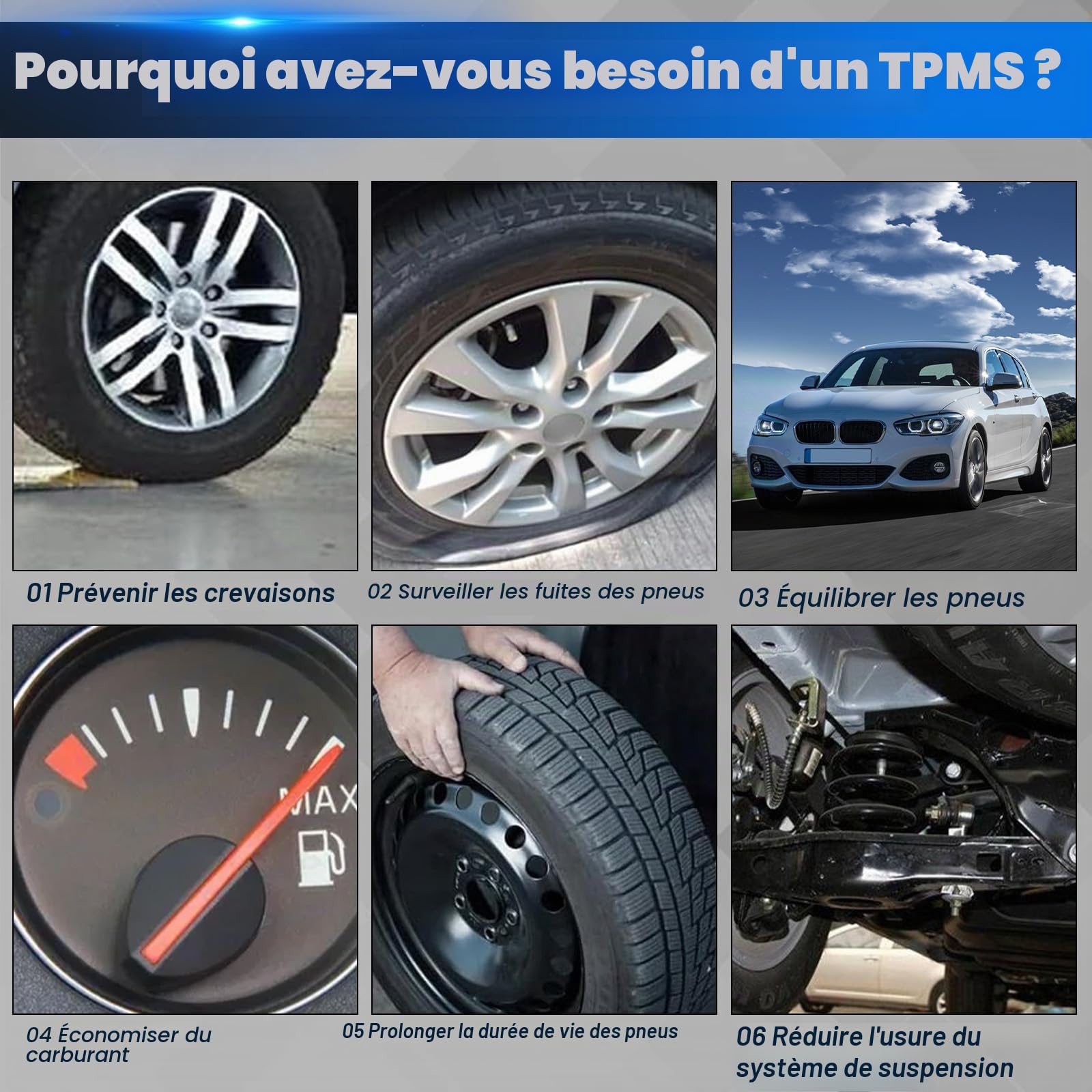Capteur de Pression des Pneus Compatible avec Range Rover Sport Evoque LandRover Discovery RDKS TPMS Compatible avec Jaguar F-Pace I-Pace XE XF XJ GX631A159AA LR070840-4 Pièces