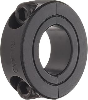 Ruland SP-28-F Two-Piece Clamping Shaft Collar, Black Oxide Steel, 1.750
