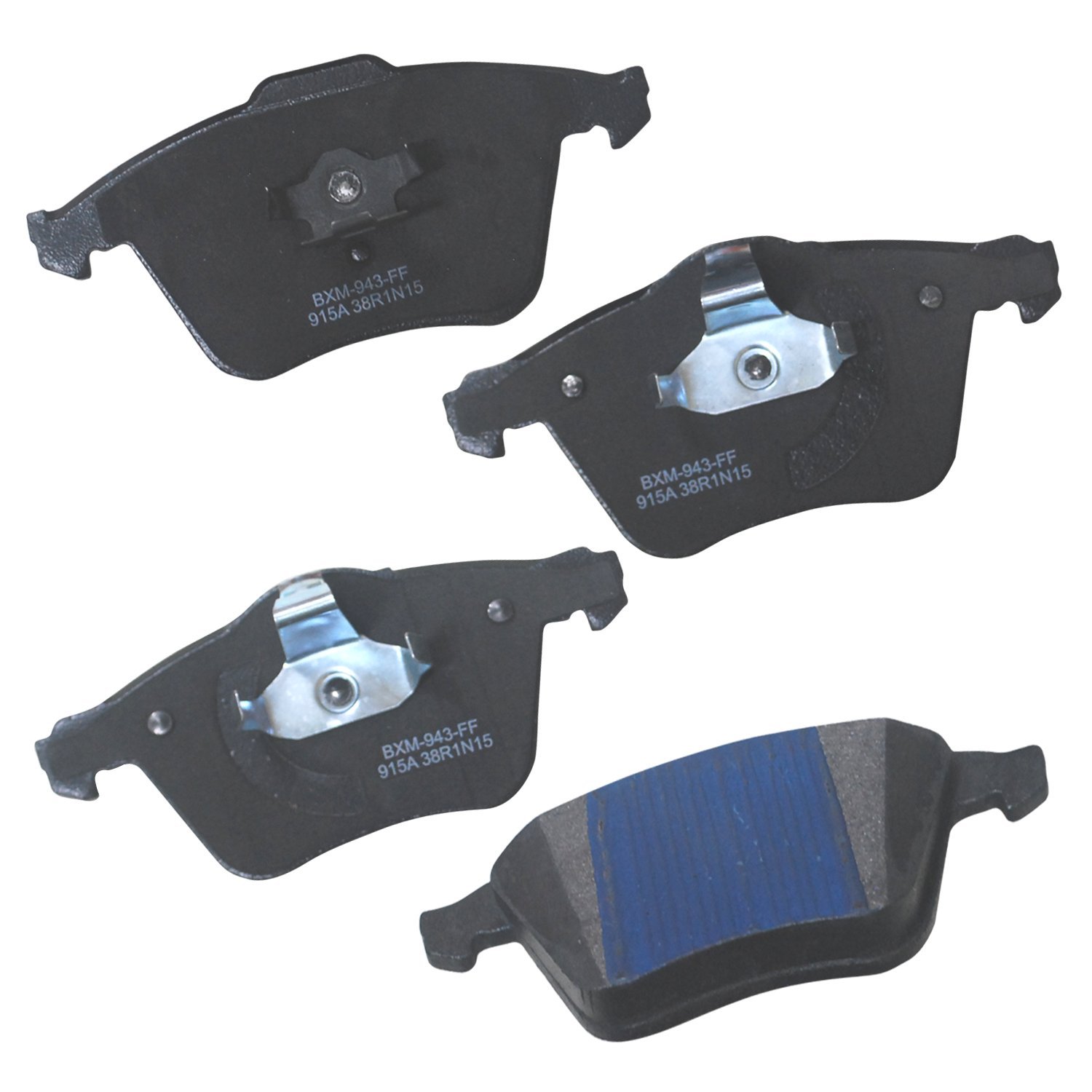 Bendix Premium SBM915A Semi-Metallic Front Brake Pads for Chevrolet Vectra 2006,Vectra 2008,Mazda 3 2013-2007,Volvo C70 2013-2006,S40 2012-2004,V40 2019-2018,V40 Cross Country 2018,V50 2011-2005