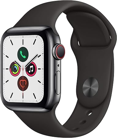 Watch Series 5 40mm Stainless GPS/Cellular : Amazon.it: Elettronica