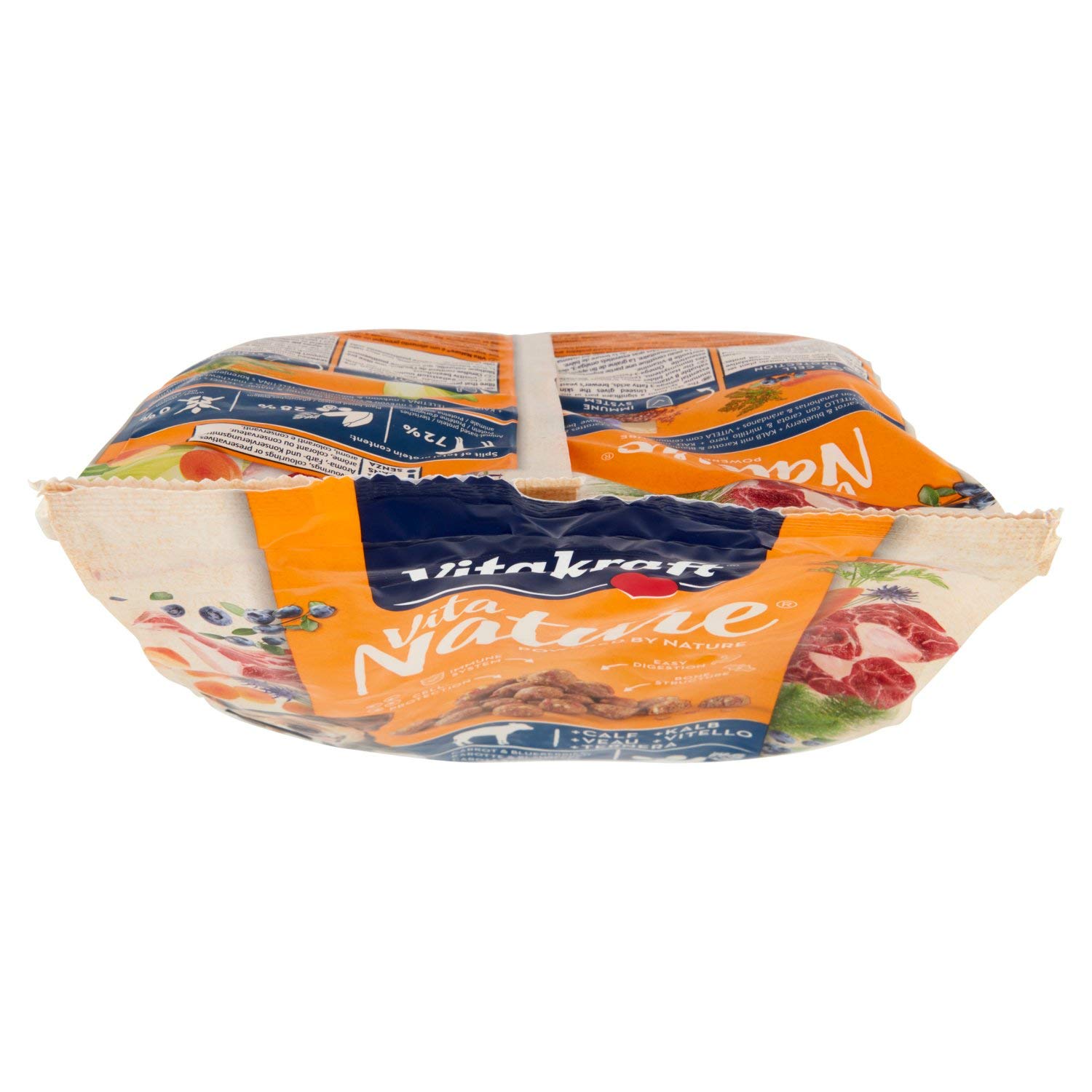 Vitakraft Vita Nature - Croquettes Premium pour Chien Saveur Veau, Carottes et Myrtilles - 1,2 kg