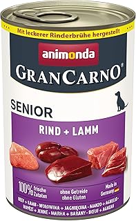 animonda GranCarno Senior Wet Food for Older Dogs from 7 Years, Various Types and Sizes, 6 x 400 g product image