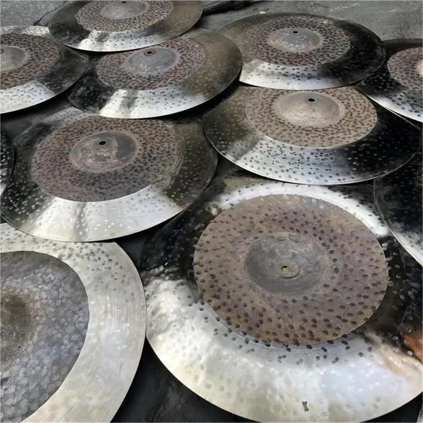 Schlagzeug Beckensatz 19 Zoll Ride Cymbal B20 Handgefertigtes Becken Für Jazz-Drum-Set(E)