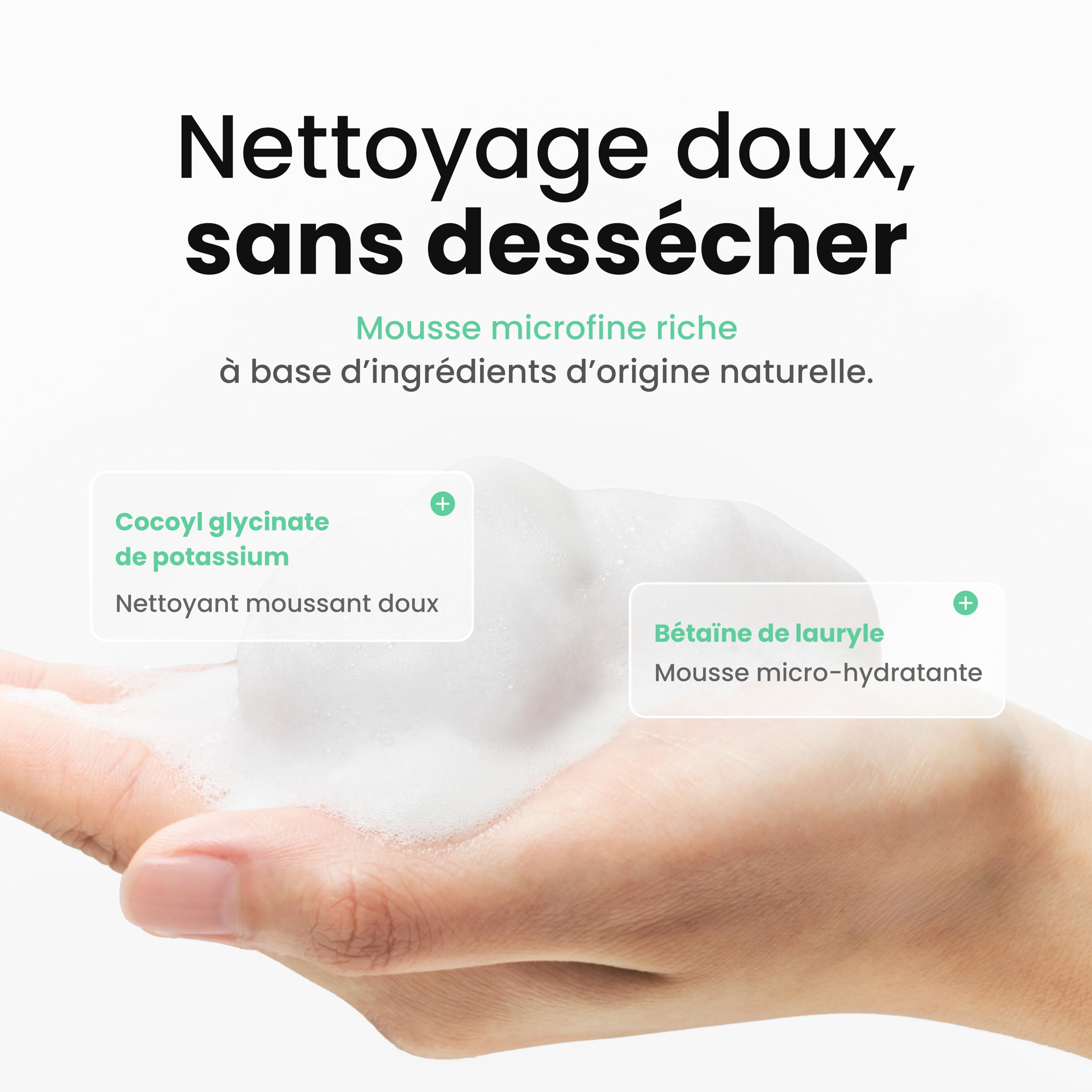 caraseoul Heartleaf Mousse Nettoyante Apaisante Profonde, Nettoyant Visage pour Double Nettoyage, Acide Hyaluronique & BHA, Doux pour Peau Sensible, Soin Coréen (150ml/5.07 fl. oz)