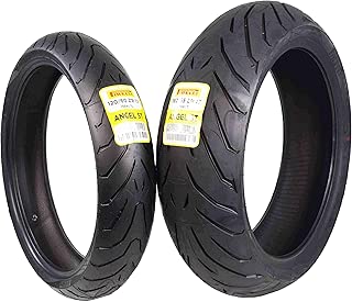 Pirelli Angel ST Front & Rear Street Sport Touring Motorcycle Tires (1x Front 120/60ZR17 1x Rear 180/55ZR17) - coolthings.us