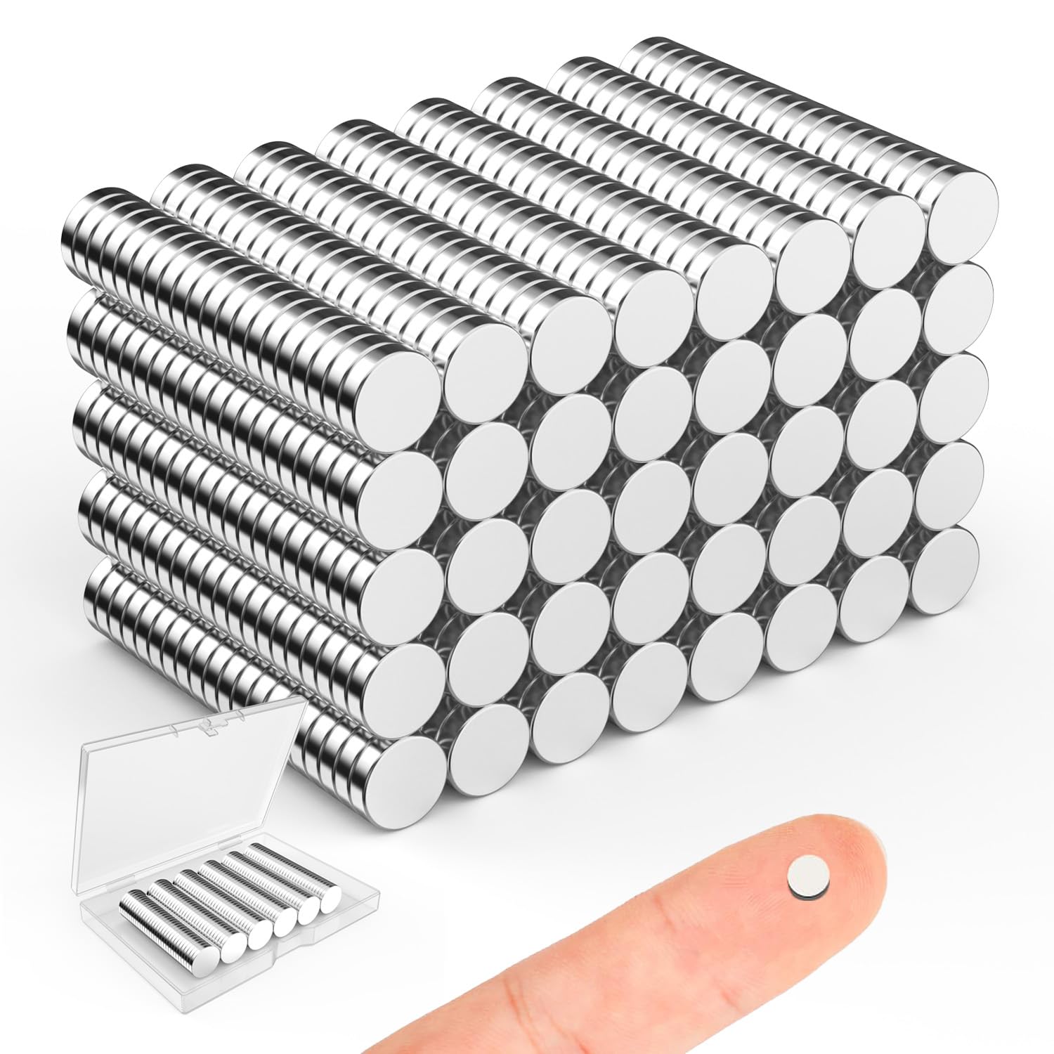 Small Magnets for Crafts, 10x3 mm Round Magnets 100 Pack — Amazon image 28