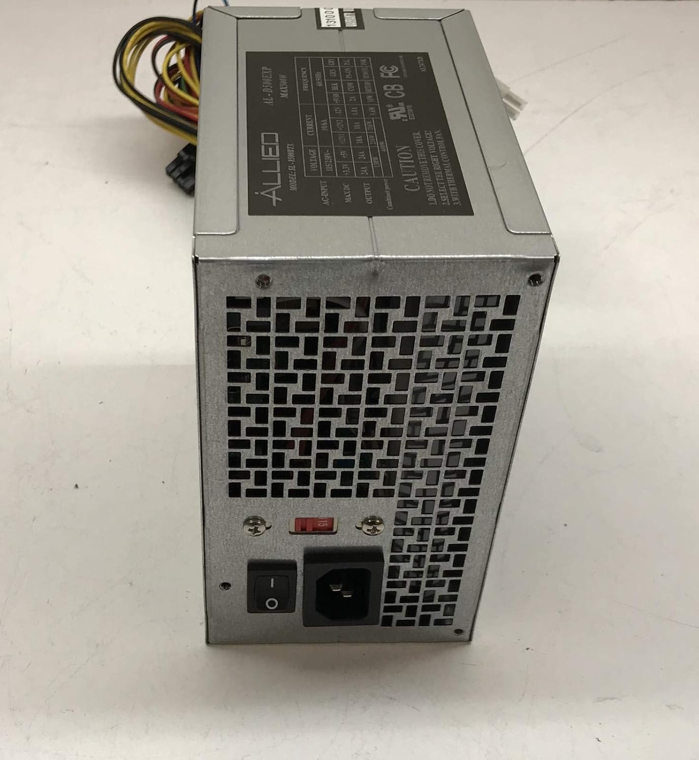 500W Atx12V Low-Noise 120Mm Fan 24Pin & 8Pin 3Xide 4Xsata 2Xpcie 1X Floppy, Model Al-D500Exp Retail-by-Allied