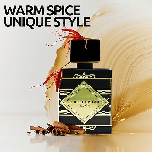 Miniatura 5 de Colonia negra OUD de lujo para hombre  Aceite de perfume de madera de larga duración  Eau de Parfum  3.4 fl oz