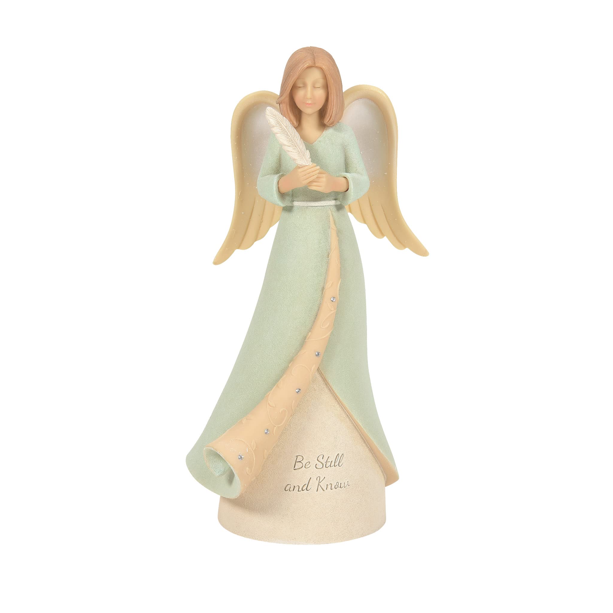 Figurine ange Enesco Foundations Be Still pour décoration