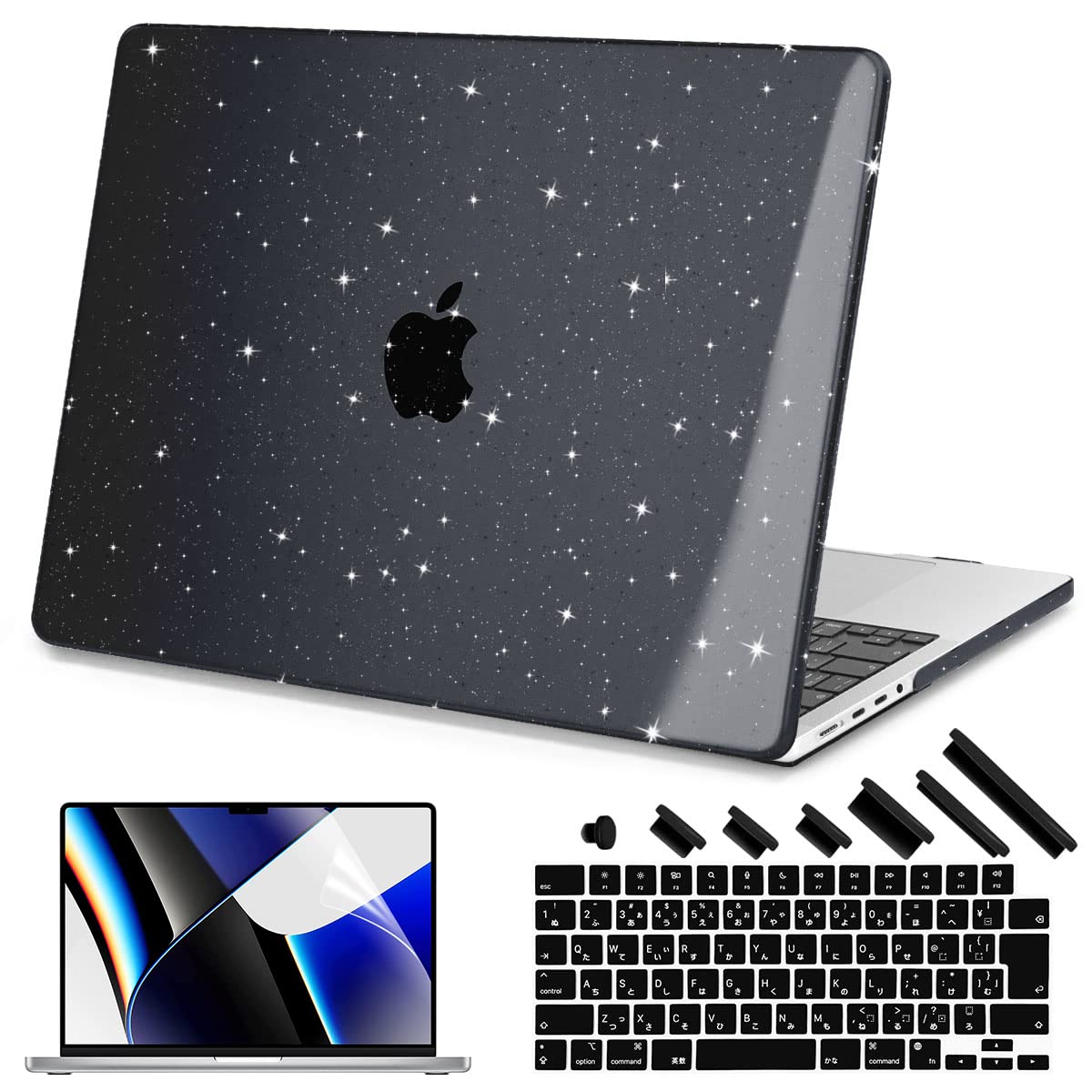 Amazon.co.jp: [キラキラ星]Teryeefi 2021 MacBook Pro 16 ケース