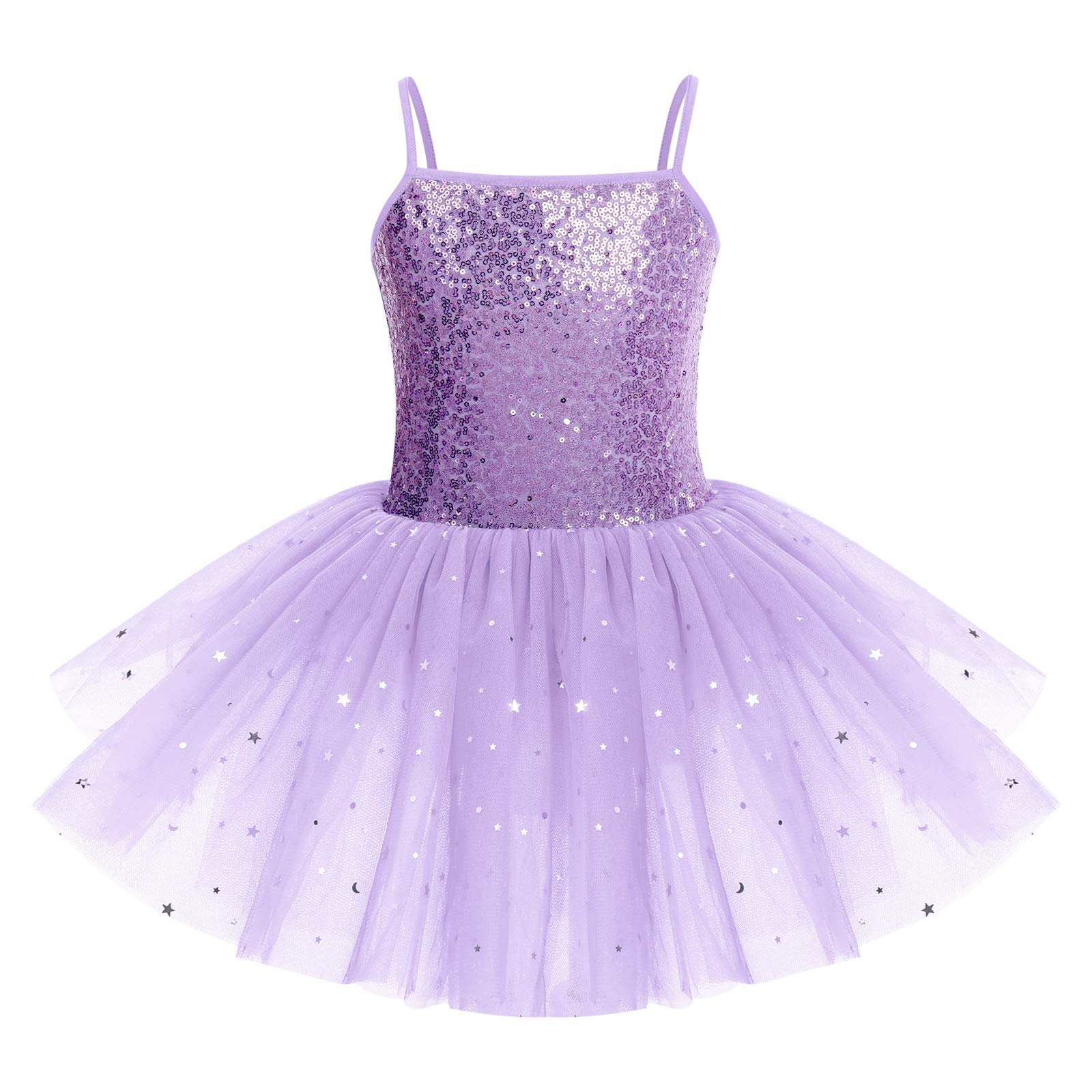 Toddler Kids Girls Sequins Camisole Ballet Dance ...
