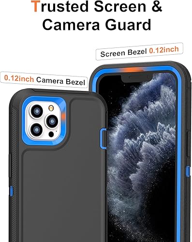 Miniatura 4 de Designed for iPhone 11 Pro Max Case 2 Screen Protectors+2 Camera Lens Protectors+Belt Clip Military Grade Heavy Duty Drop Protection Full Body