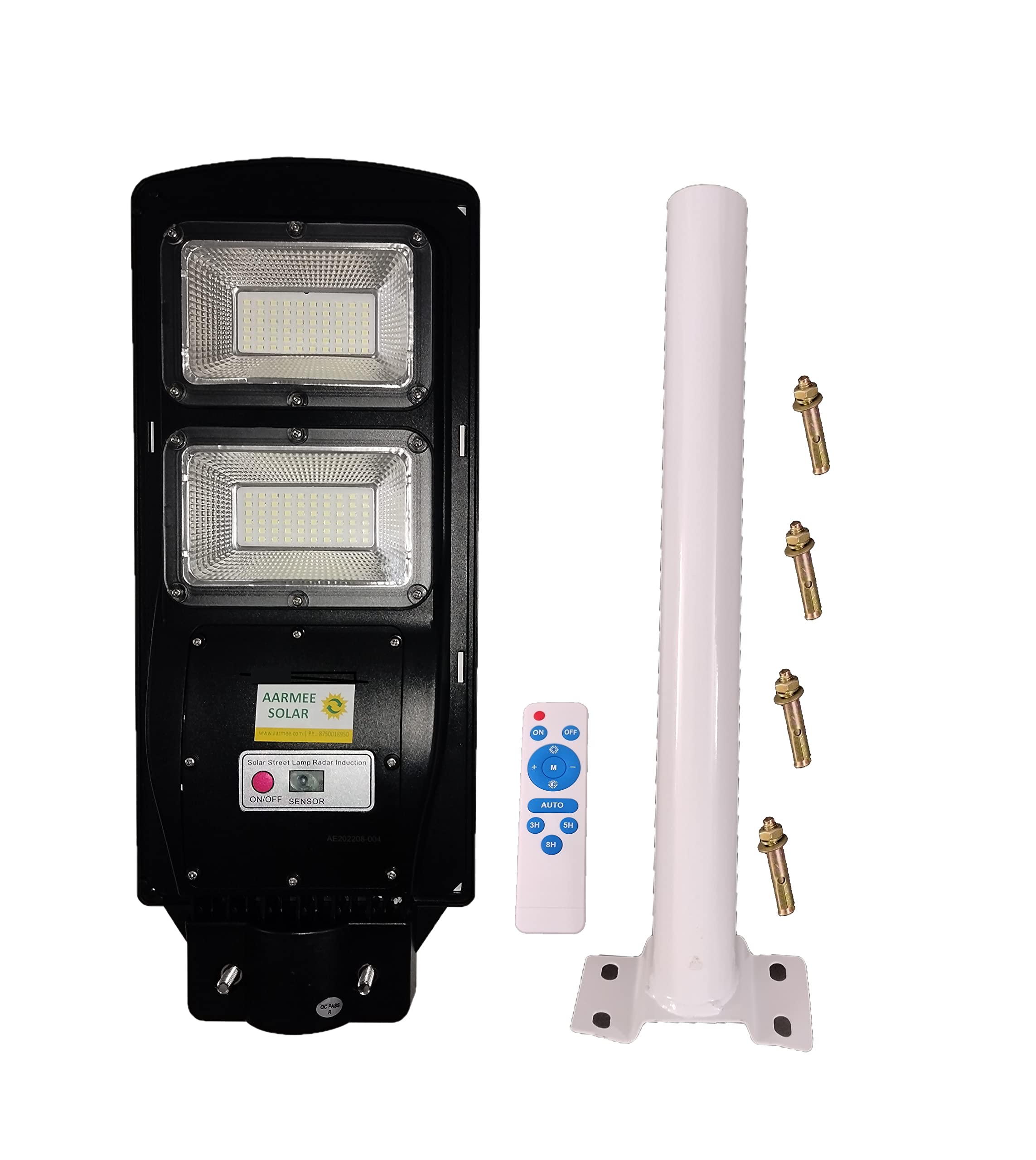 Aarmee Solar Street Light 200 w Led Power, 20w Brightness All in One with Remote, Waterproof (200W-with Arm) (B09R7K86LN) Amazon Price History, Amazon Price Tracker