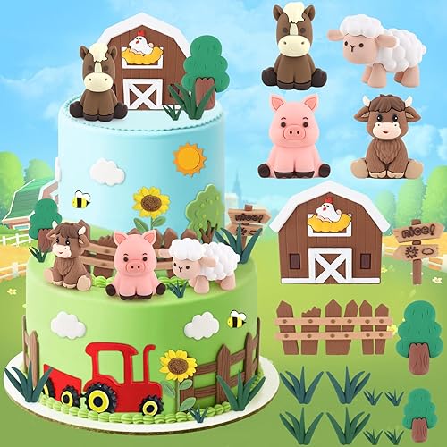 Miniatura 210 de Hooqict 26 piezas de decoraciones de pasteles de los años 80 y 90, decoraciones retro de los años 80 de hip hop con bolas de purpurina para cupcakes