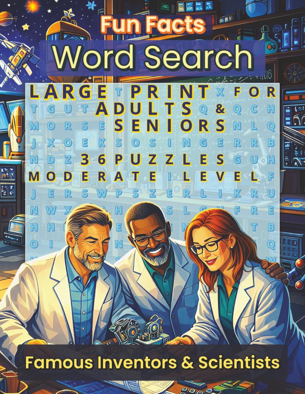 Fun Facts Word Search: Famous Inventors and Scientists: Large Print Science Word Search Puzzles Featuring Famous Inventors, Discoveries, and ... (Fun Facts Word Search: History Series)