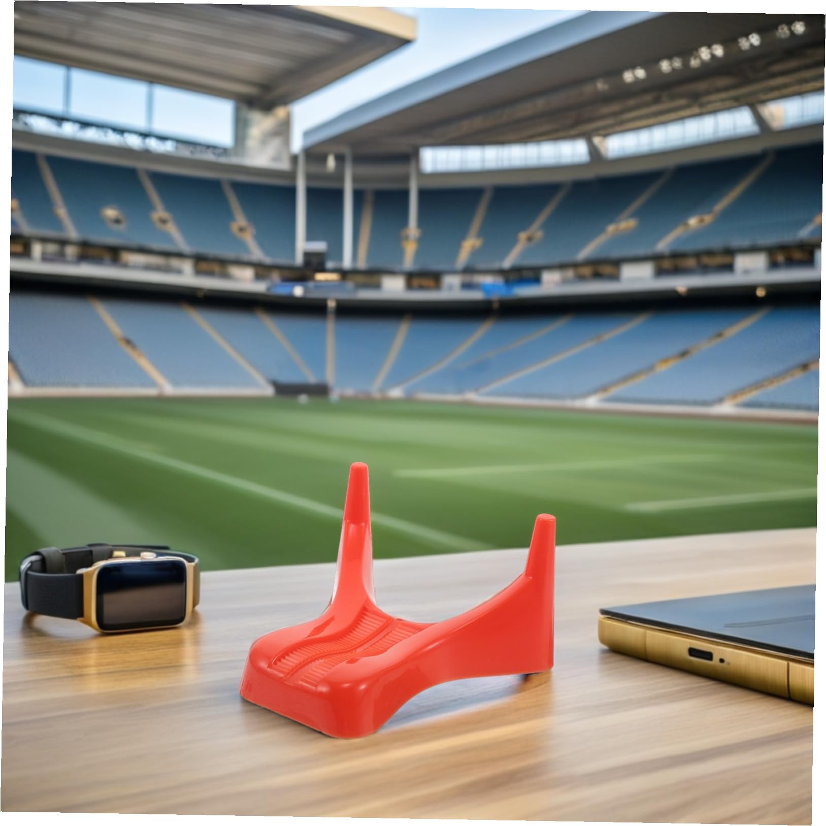 Anneome 6 Stück 6 Stück Rugby Kicking Tee Stabiler Football Ballhalter aus Wetterfestem Material Universeller Fußballständer für Training Field Goal Übungen und Sportraum