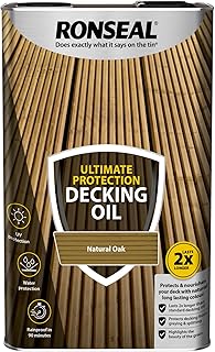 RONSEAL Ultimate Protection Decking Oil Natural Oak 5L