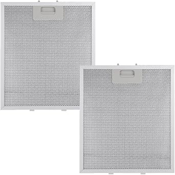 2 cookware cover filters  Extractor Fan Filters Cooker Hood Filter Set Universal Kitchen Extractor Fan Filters   5-Layer Aluminum Hood Filters 320 x 260 mm for Effective Ventilation