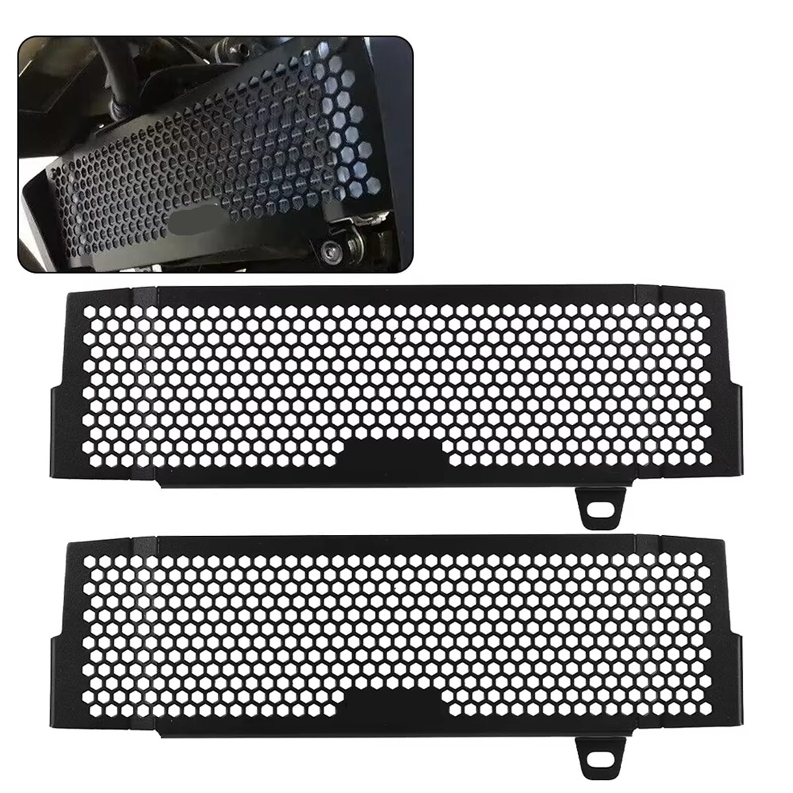 Moto Copri Radiatore Griglia Per CBR250RR Per CBR250 RR Per CBR 250RR 2017-2024 Motociclo Copertura Della Griglia Radiatore | Accessori moto Protezione della copertura della griglia di protezione nera del radiatore