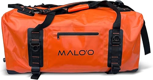 Malo'o Bolsa impermeable hermética de aventura, bolsa seca sumergible resistente con cremallera hermética y tecnología DryCore, bolsa de equipo