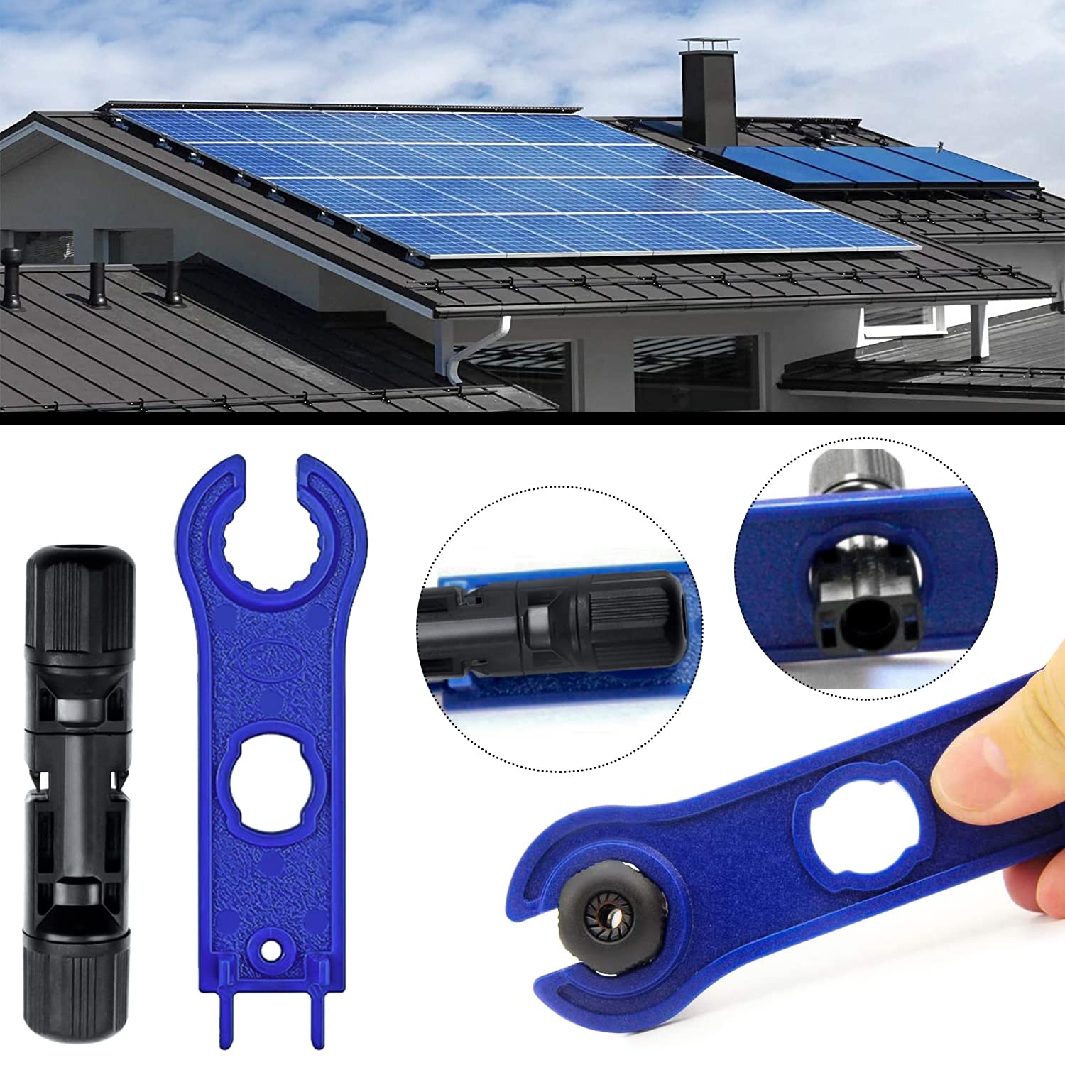 20 Paires Connecteur PV Connecteur Solaire Photovoltaique Câble Connecteur Solaire Mâle + Femelle pour Photovoltaïque Panneau Solaire Cable Accessoires