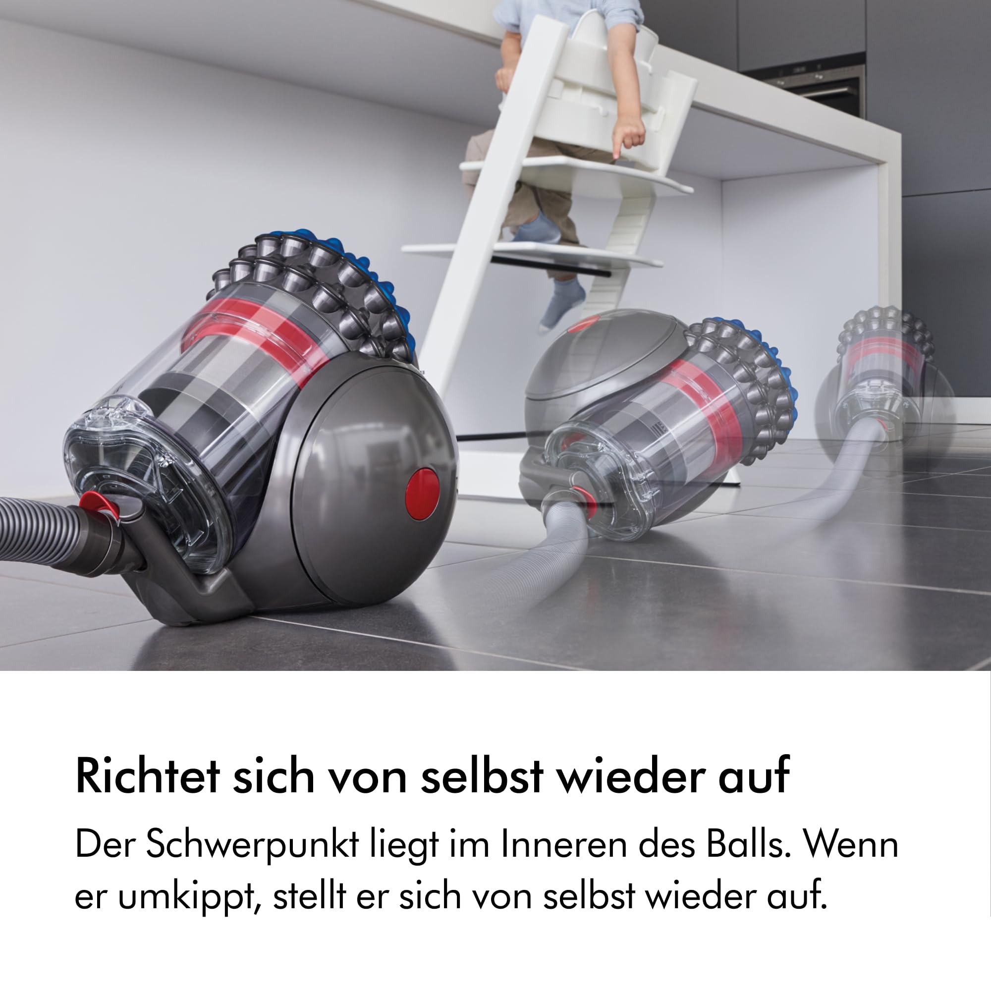Dyson Big Ball™ Absolute 2 Bodenstaubsauger, 19 kompakte Zyklone für maximale Schmutzaufnahme, für Allen Böden