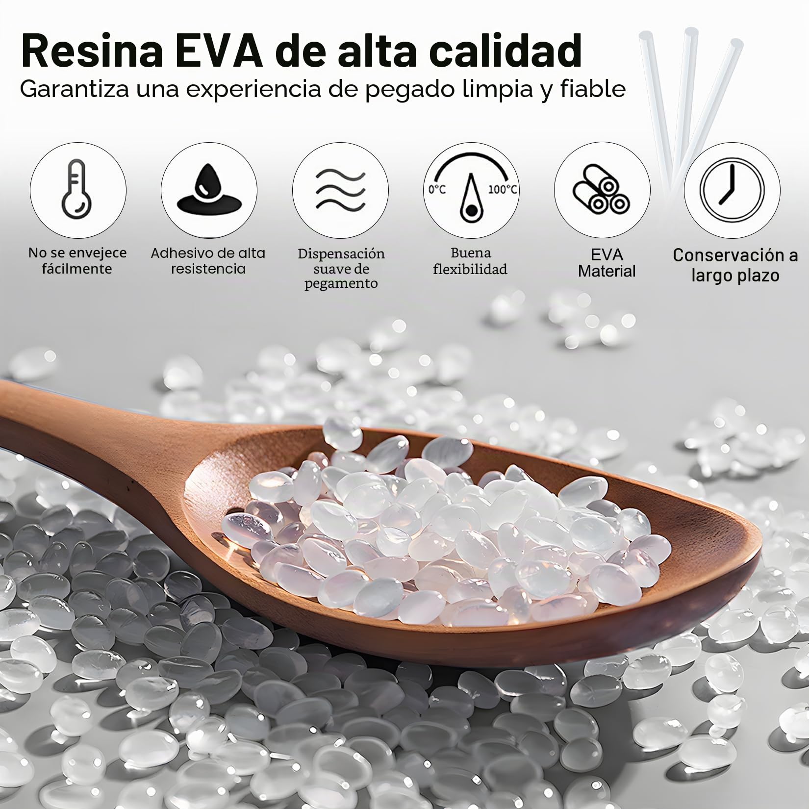 50 Pcs Barras de Pegamento Termofusible 11mm x 200mm, Barras de Pegamento Caliente, Barra Silicona Caliente para Pistola de Pegamentos Calientes, Palos de Pegamentos Transparente DIY Manualidades