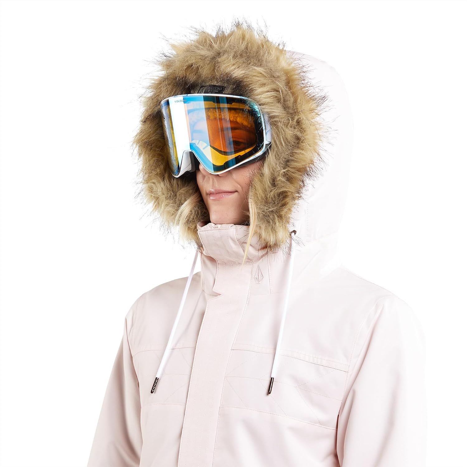 Volcom Women's Fawn Insulated Snowboard Ski Winter Hooded Jacket