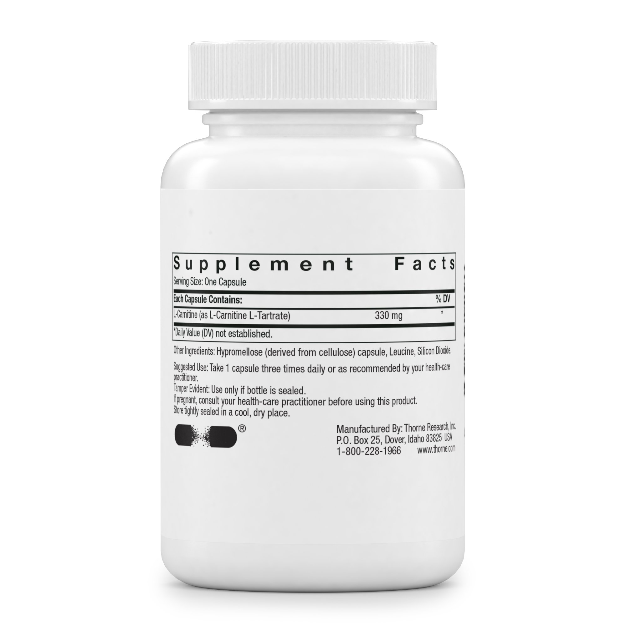 Thorne Research LCarnitine Amino Acid Supplement to Support Fat