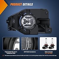 Vista 83 de Nilight Conjunto de luces antiniebla compatible con Ford Focus SVT 2002 2003 2004 2005 2006 Ford Focus SVT 2005-2007 Ford Escape 2003-2004 Ford