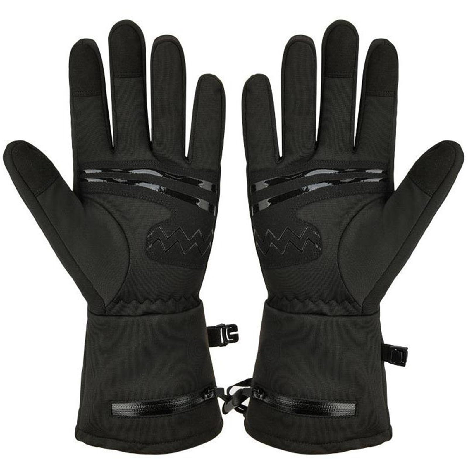 USB Gants Chauffants pour Homme Femme, 3 Niveaux de Chauffage Gants D'hiver Imperméables Écran Tactile pour Sports - Moto, Vélo, Ski, Patinage