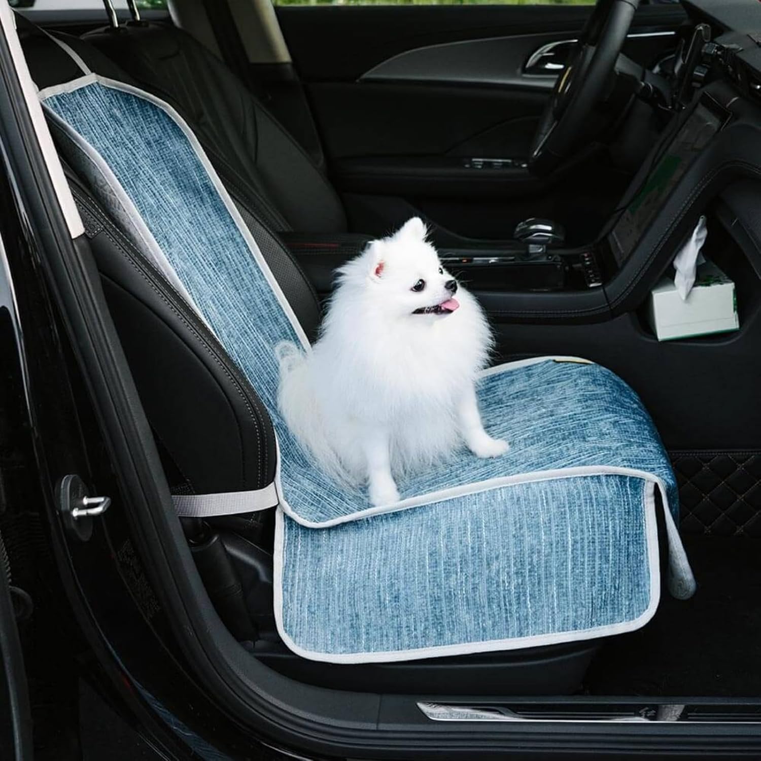 Protect Your Ride in Style: FUNNYFUZZY Chenille Dog Car Seat Cover Review