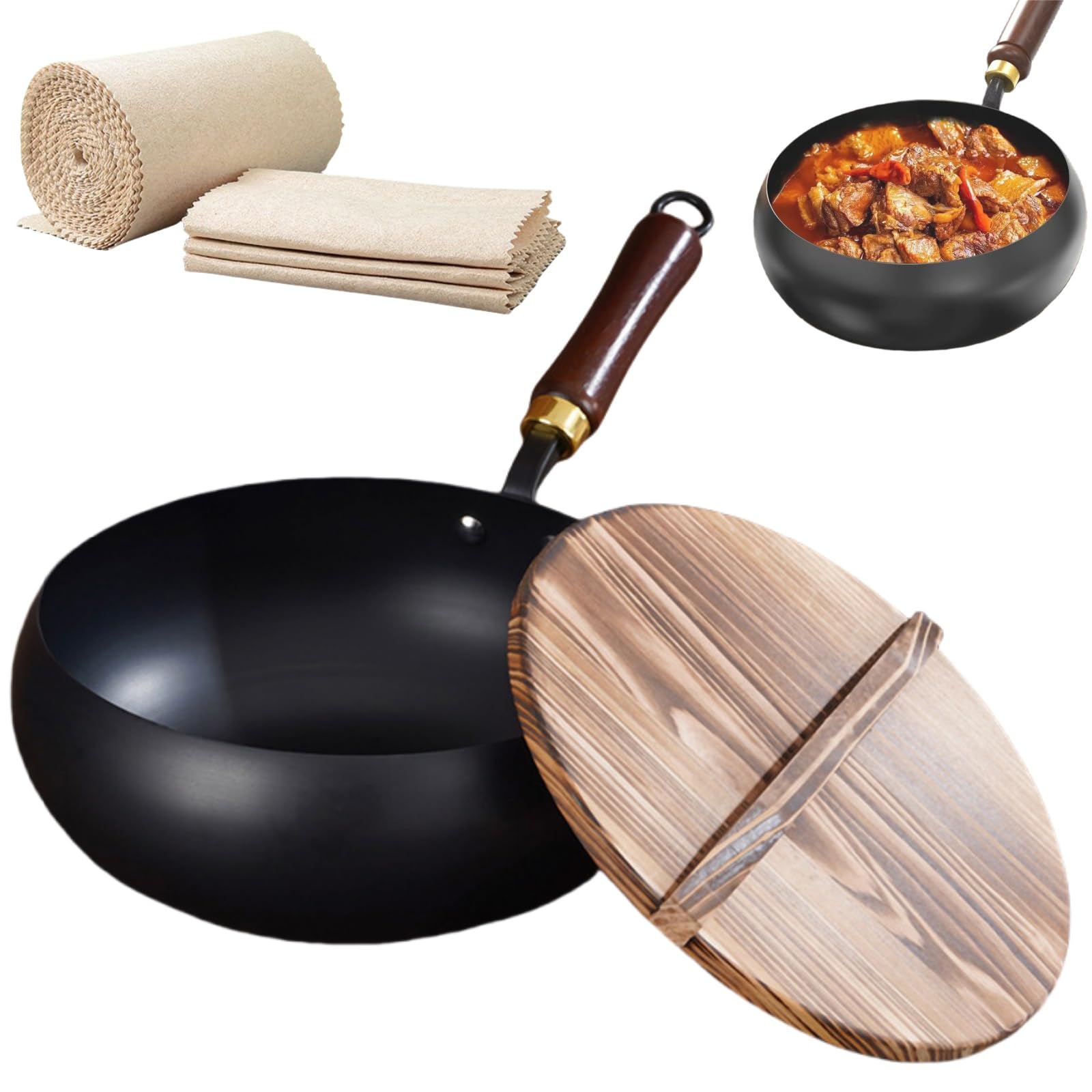 ♡_めろんpan Amazon.com: UIJKMN Japanese Iron Pan, 7.87-11.81 inch Uncoated