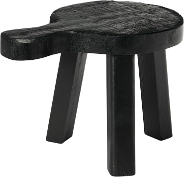 Creative Co-Op Decorative Wood Pedestal, Black